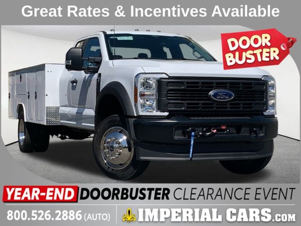 New 2024 Ford F-550 Chassis XL with DuraMag Utility Service Body Upfit Chassis