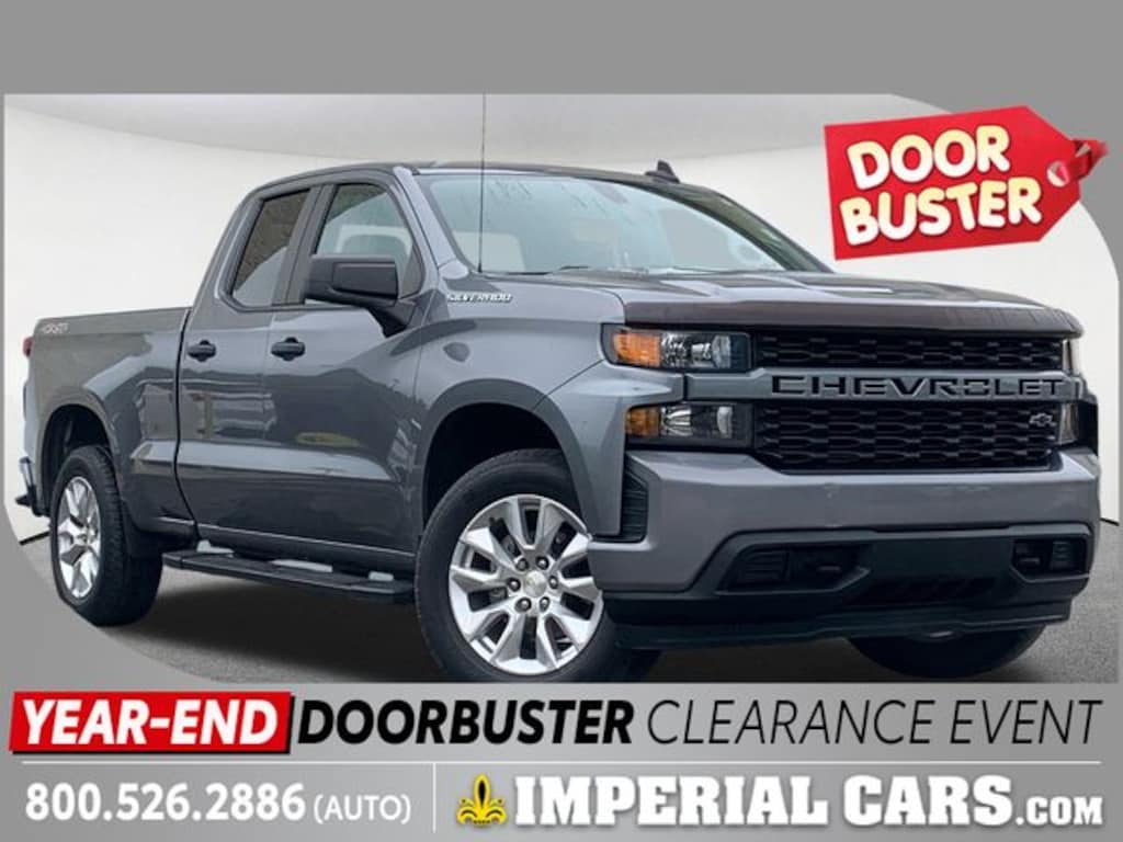 Used 2021 Chevrolet Silverado 1500 Custom Truck Double Cab