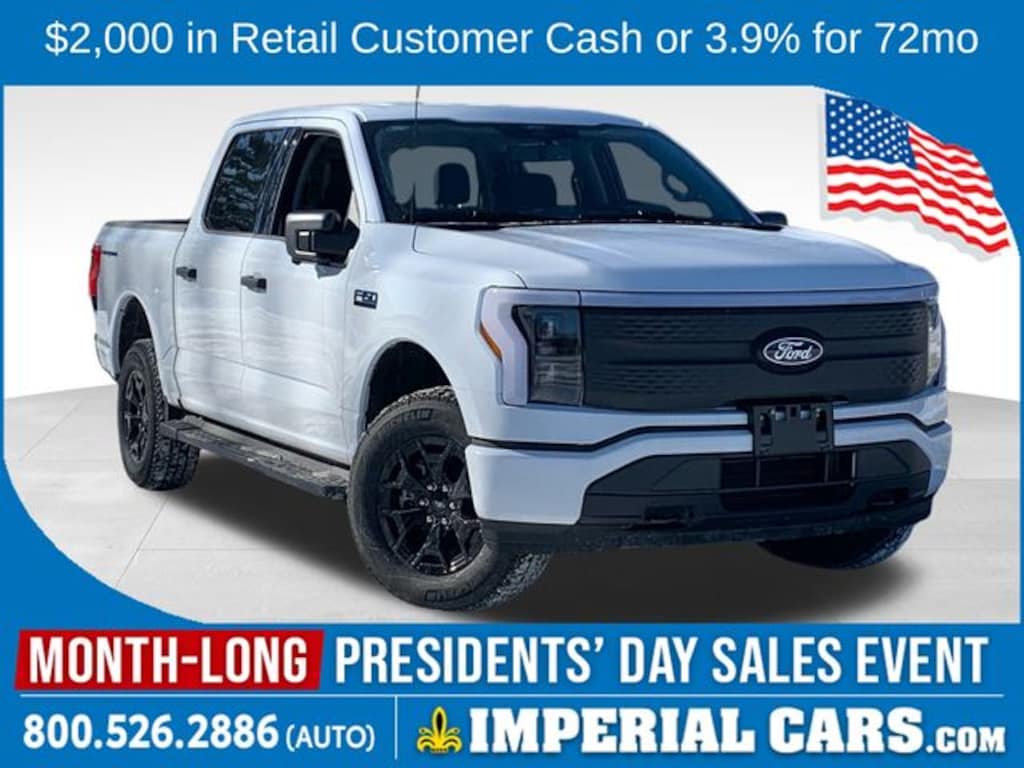 New 2025 Ford F-150 Lightning XLT Truck SuperCrew Cab