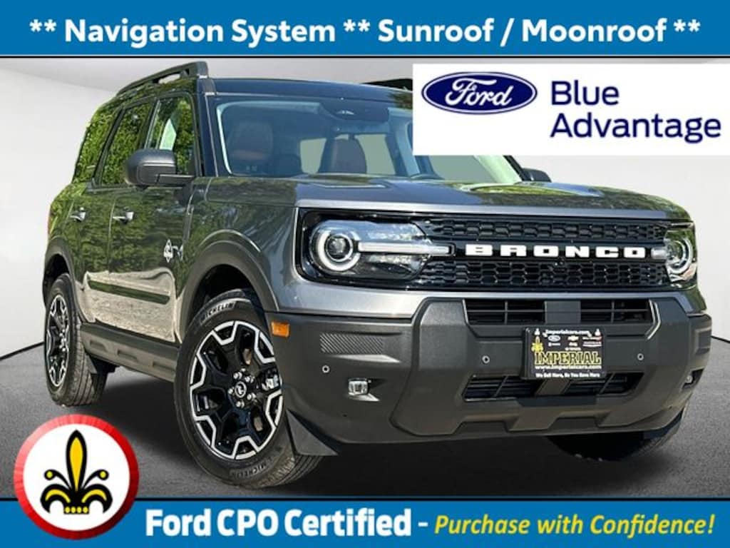 Certified 2025 Ford Bronco Sport Outer Banks SUV