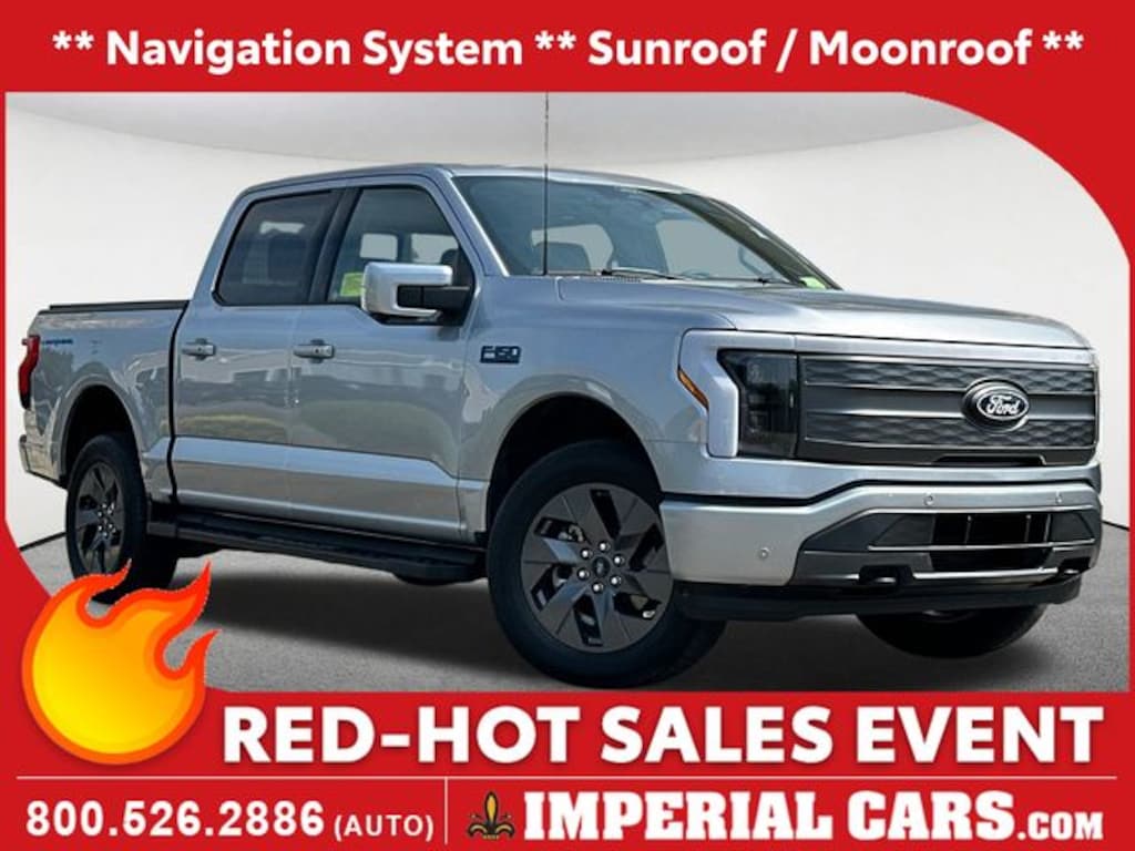 Used 2024 Ford F-150 Lightning Lariat Truck SuperCrew Cab