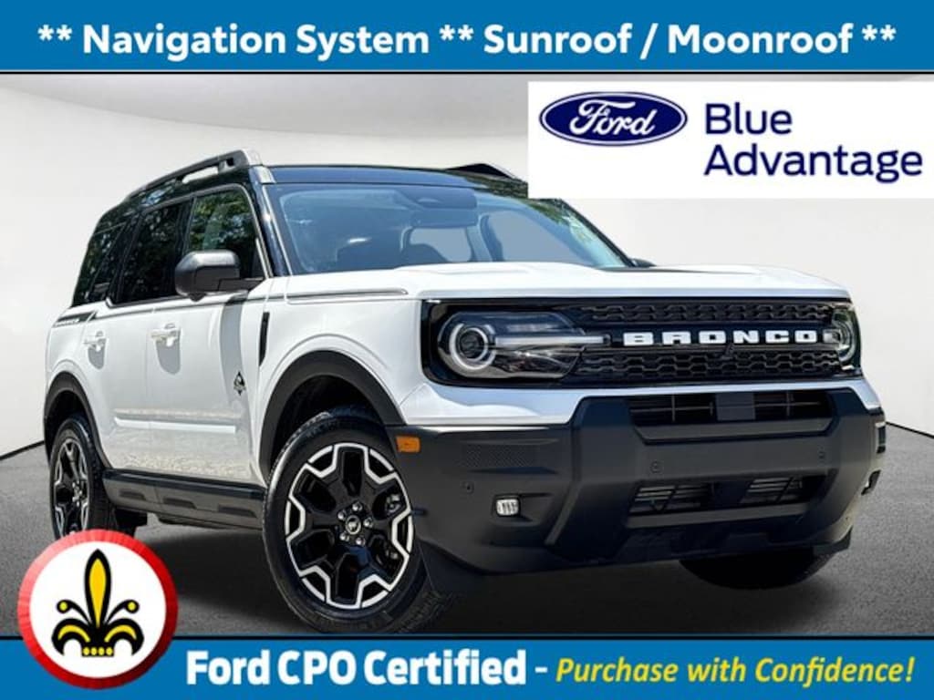 Certified 2025 Ford Bronco Sport Outer Banks SUV