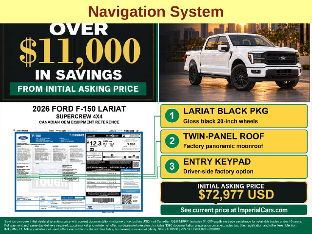 Certified 2026 Ford F-150 Lariat Truck SuperCrew Cab