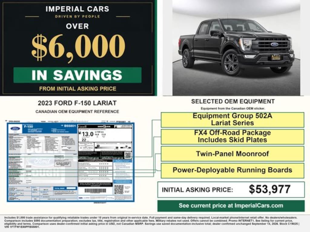 Certified 2023 Ford F-150 Lariat Truck SuperCrew Cab
