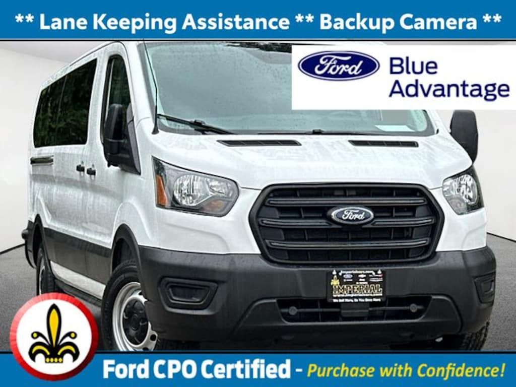 Certified 2020 Ford Transit-350 Passenger XL Wagon Low Roof Van