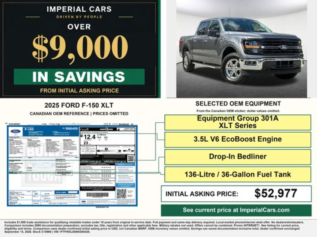 Certified 2025 Ford F-150 XLT Truck SuperCrew Cab