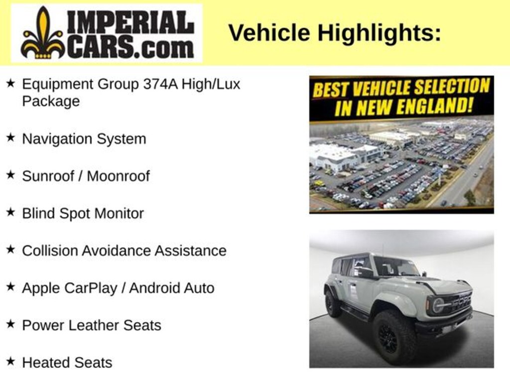 Used 2024 Ford Bronco Raptor SUV