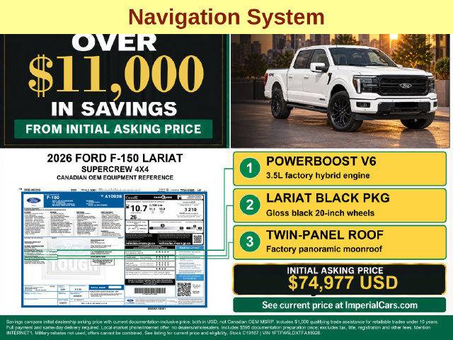Certified 2026 Ford F-150 Lariat Truck SuperCrew Cab