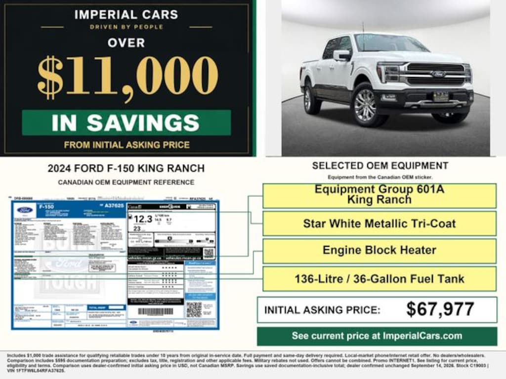 Certified 2024 Ford F-150 King Ranch Truck SuperCrew Cab