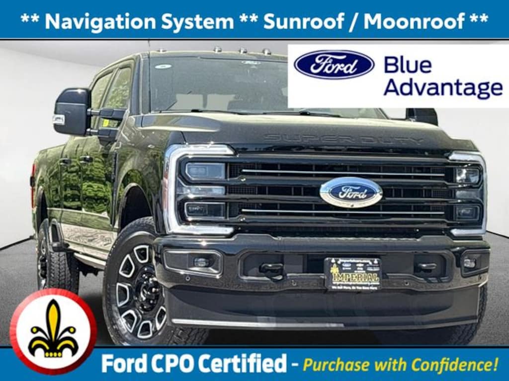 Certified 2025 Ford F-350 Platinum Truck Crew Cab