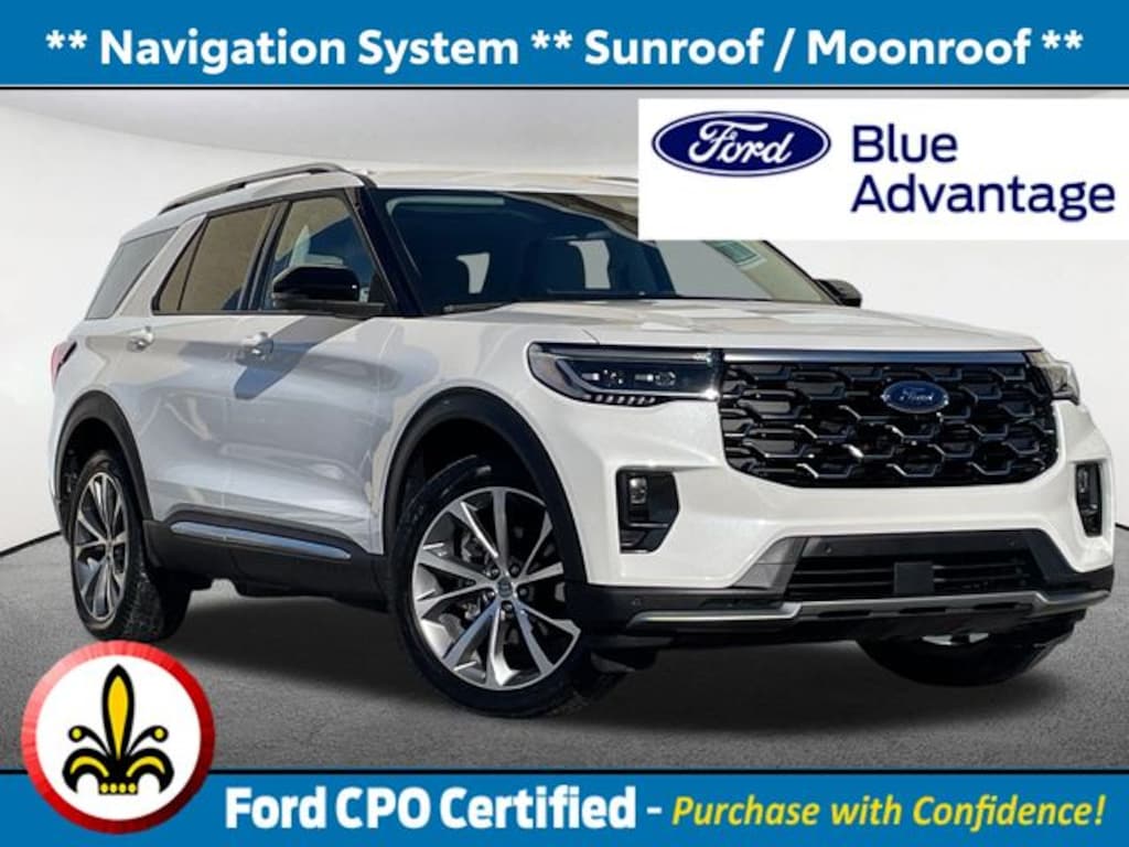Certified 2025 Ford Explorer Platinum SUV