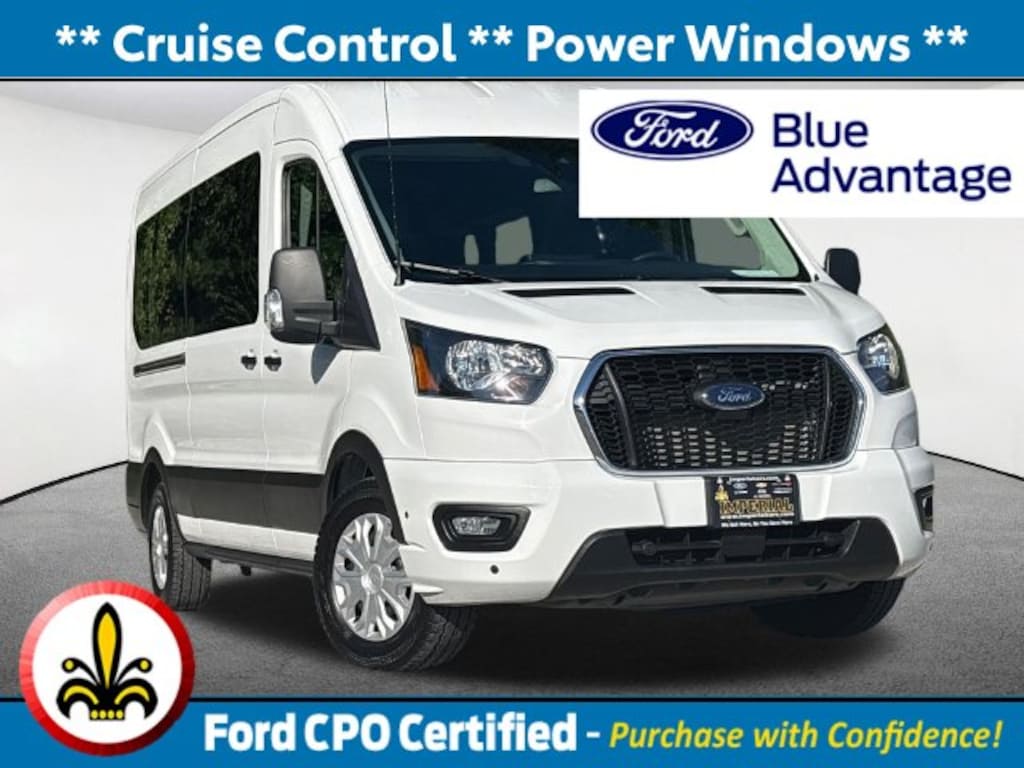Certified 2025 Ford Transit-350 Passenger XLT Wagon Medium Roof Van