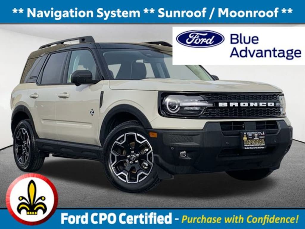 Certified 2025 Ford Bronco Sport Outer Banks SUV