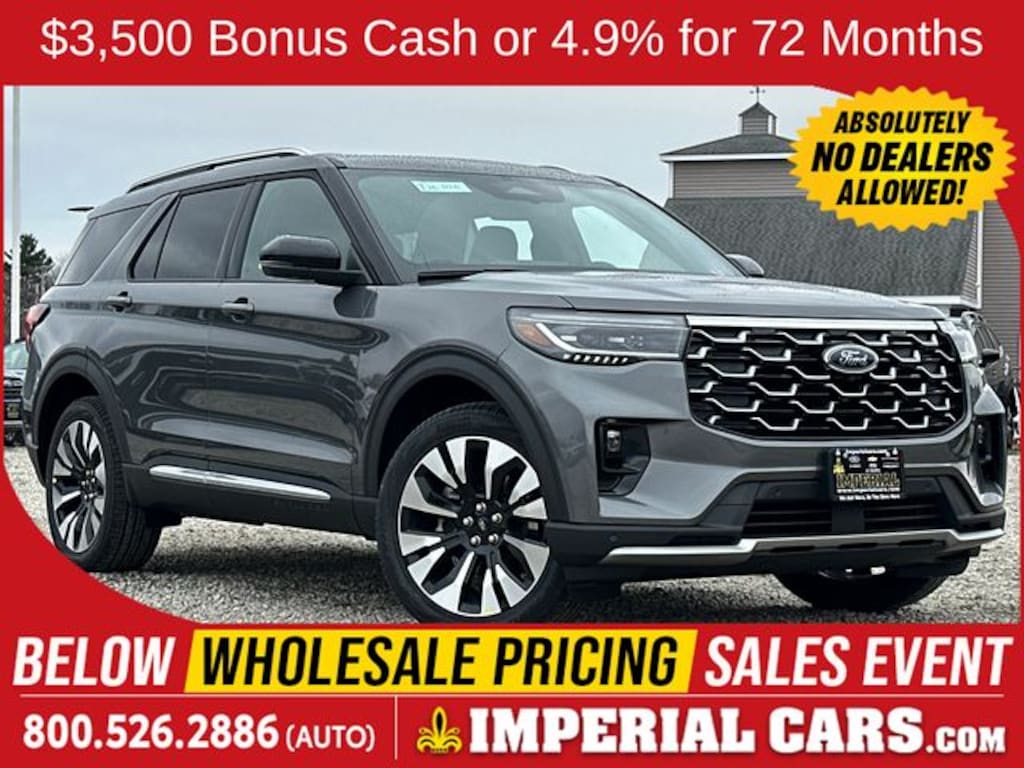 New 2026 Ford Explorer Platinum SUV