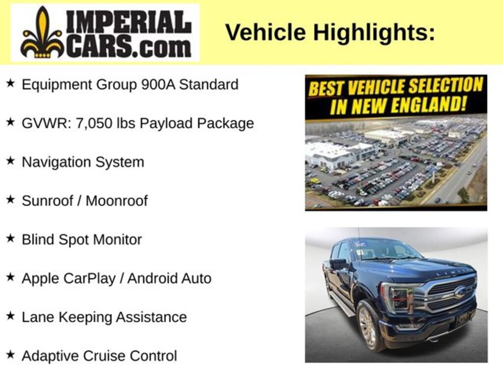 Used 2023 Ford F-150 Limited Truck SuperCrew Cab