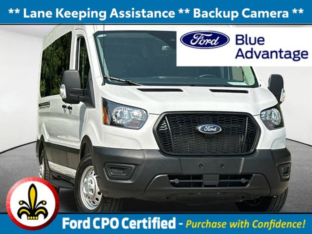 Certified 2025 Ford Transit-350 Passenger XL Wagon Medium Roof Van