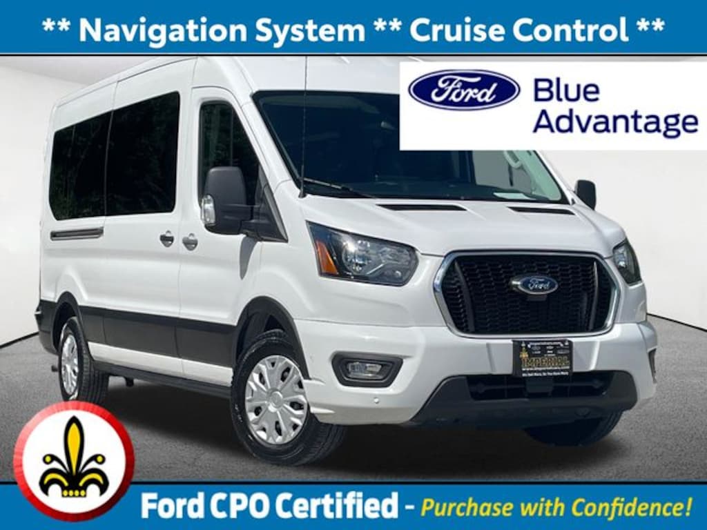 Certified 2024 Ford Transit-350 Passenger XLT Wagon Medium Roof Van