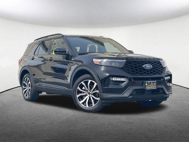 Certified 2023 Ford Explorer ST-LINE with VIN 1FMSK8KH1PGB81546 for sale in Mendon, MA