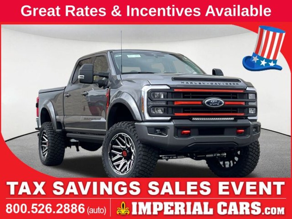 New 2024 Ford F-250 Lariat With Tuscany Motors Harley Davidson Upfit Truck Crew Cab