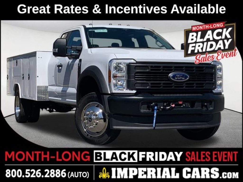 New 2024 Ford F-550 Chassis XL With Duramag Service Body Upfit Truck Extended Cab