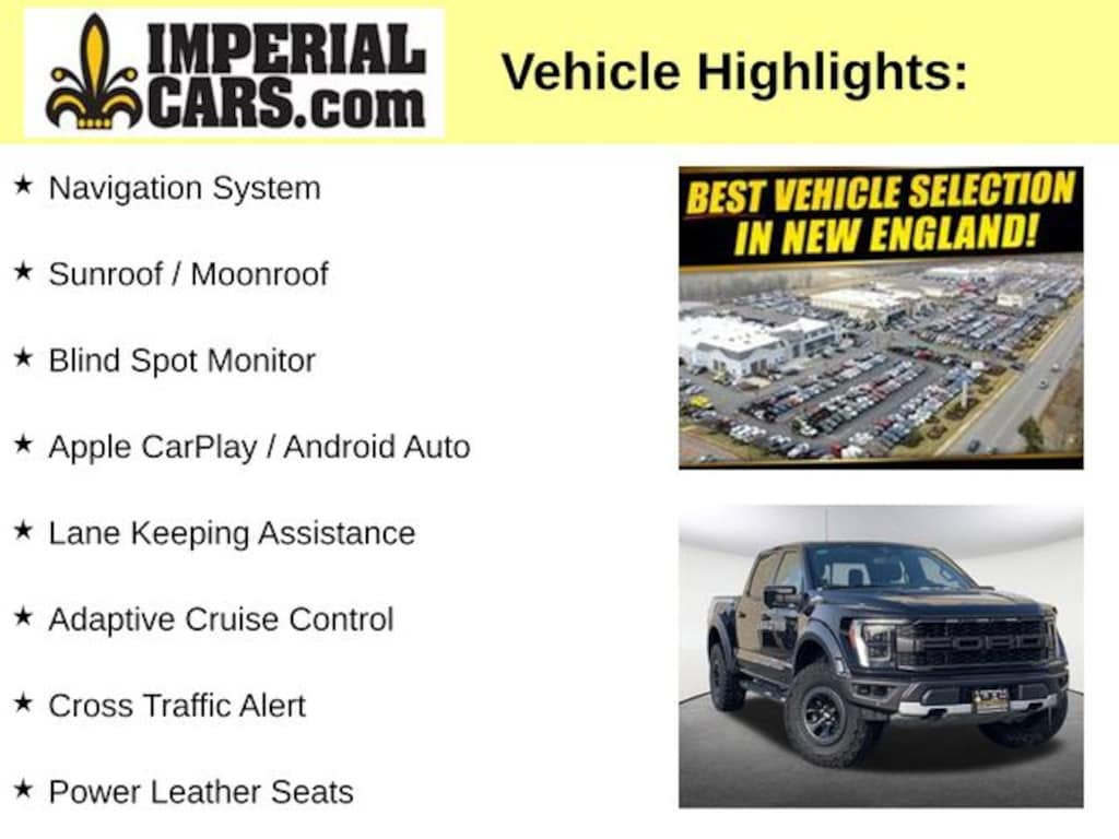 Certified 2023 Ford F-150 Raptor Truck SuperCrew Cab