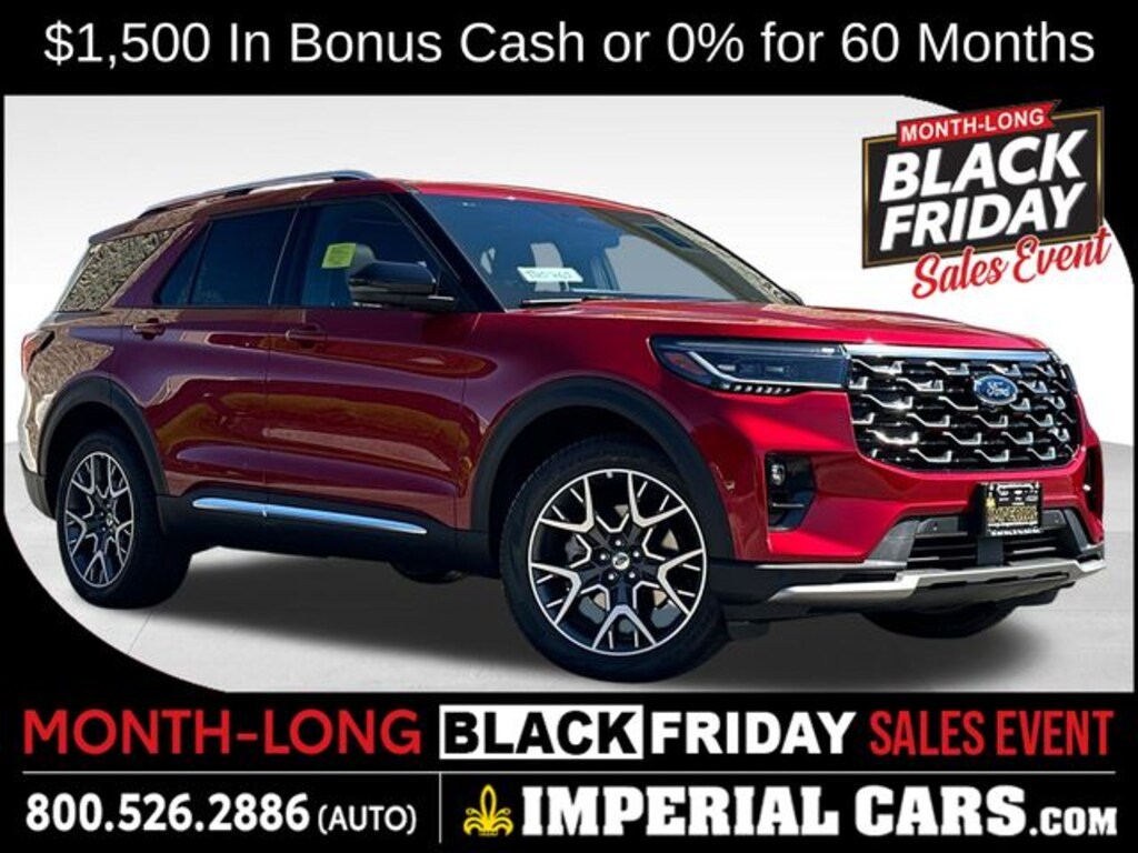 New 2025 Ford Explorer Platinum SUV