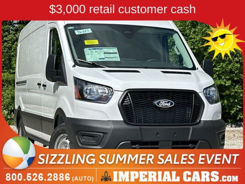 New 2026 Ford Transit-150 Cargo Base Van Medium Roof Van