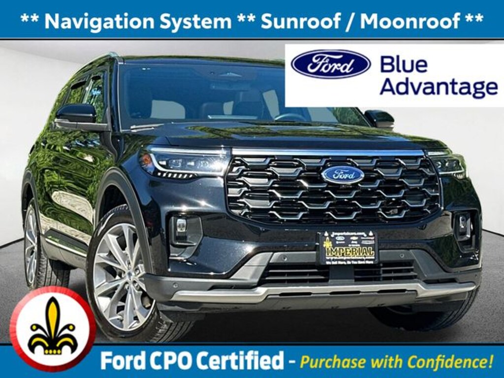 Certified 2025 Ford Explorer Platinum SUV