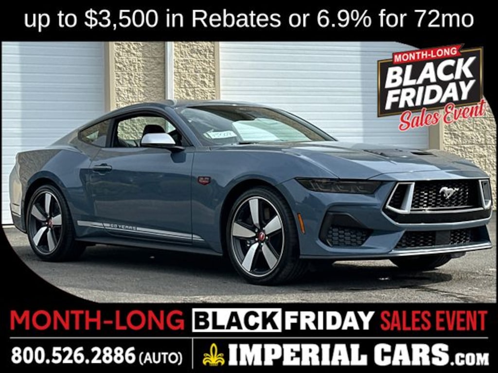 New 2025 Ford Mustang 60th Anniversary Coupe