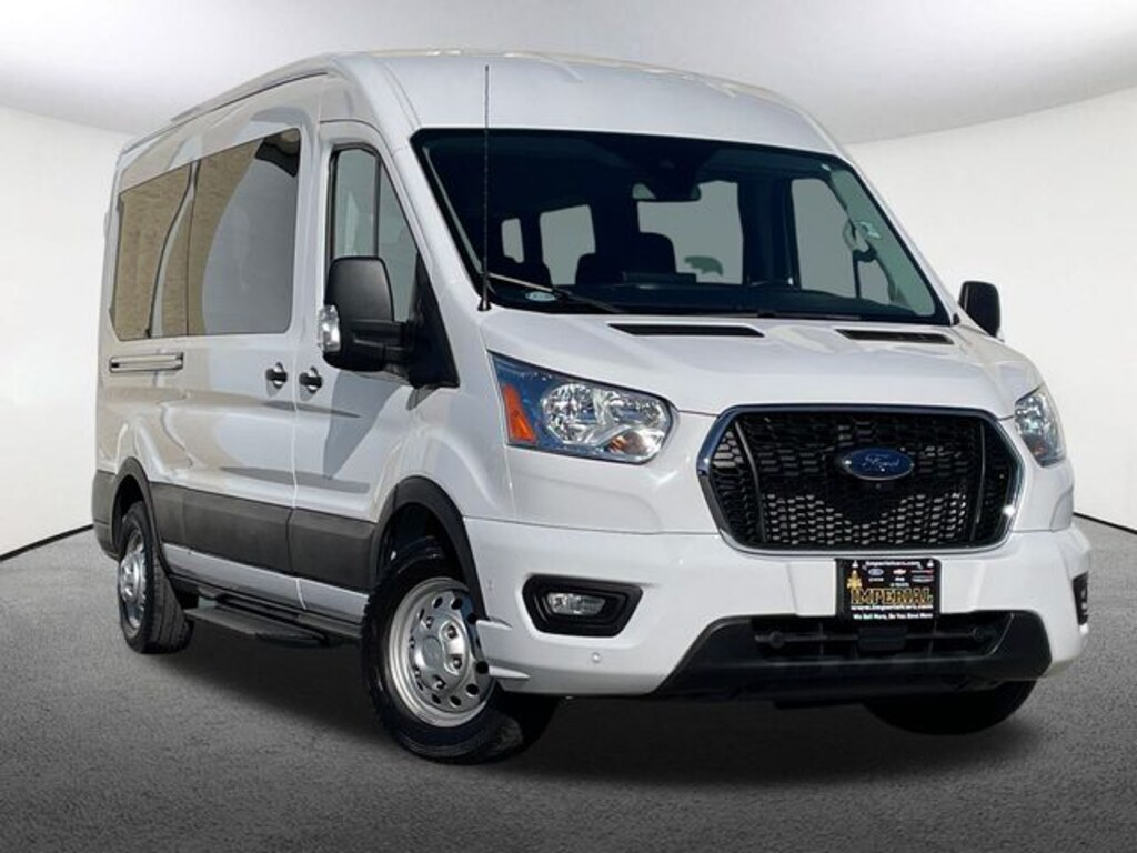 Certified 2022 Ford Transit-350 Passenger Wagon Medium Roof Van
