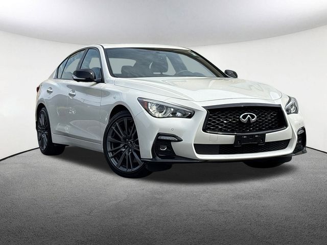 Used 2022 INFINITI Q50 RED SPORT with VIN JN1FV7DR5NM390092 for sale in Mendon, MA