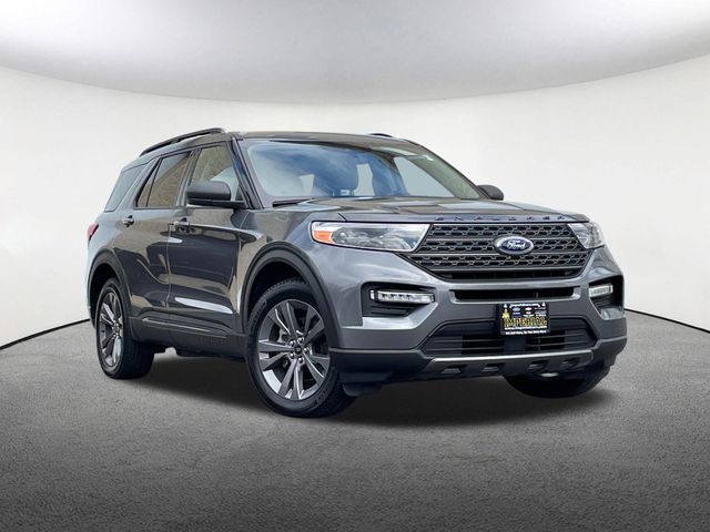 Used 2021 Ford Explorer XLT with VIN 1FMSK8DH8MGB91726 for sale in Mendon, MA