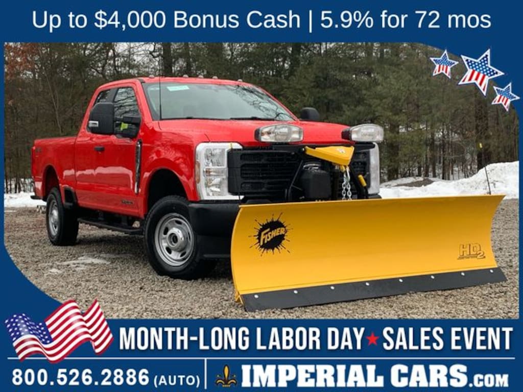 New 2026 Ford F-250 XL w/Fisher Plow Truck Super Cab