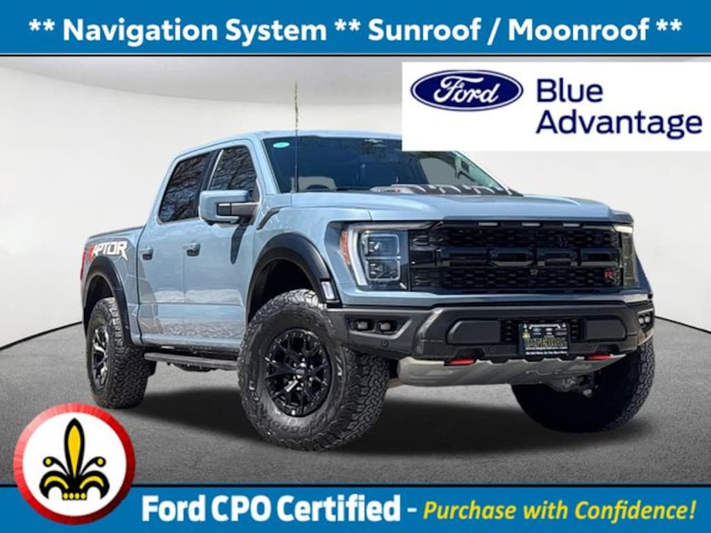 Certified 2023 Ford F-150 Raptor Truck SuperCrew Cab