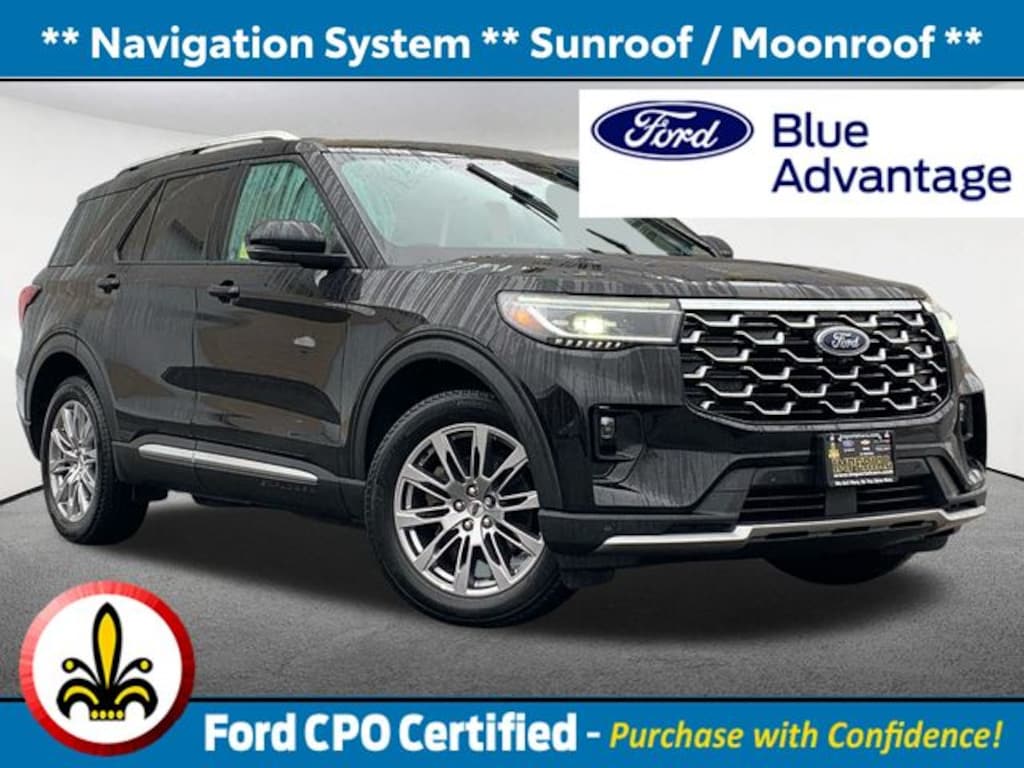 Certified 2025 Ford Explorer Platinum SUV