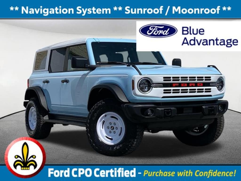 Certified 2025 Ford Bronco Heritage Edition SUV