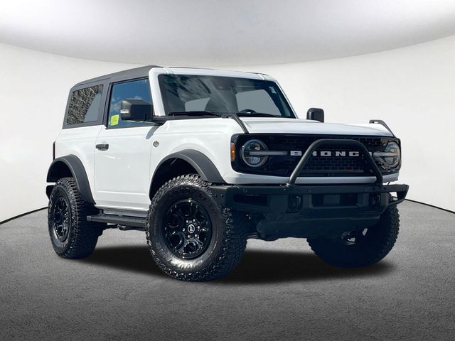 Used 2023 Ford Bronco 2-Door Wildtrak with VIN 1FMDE5CP8PLB40648 for sale in Mendon, MA