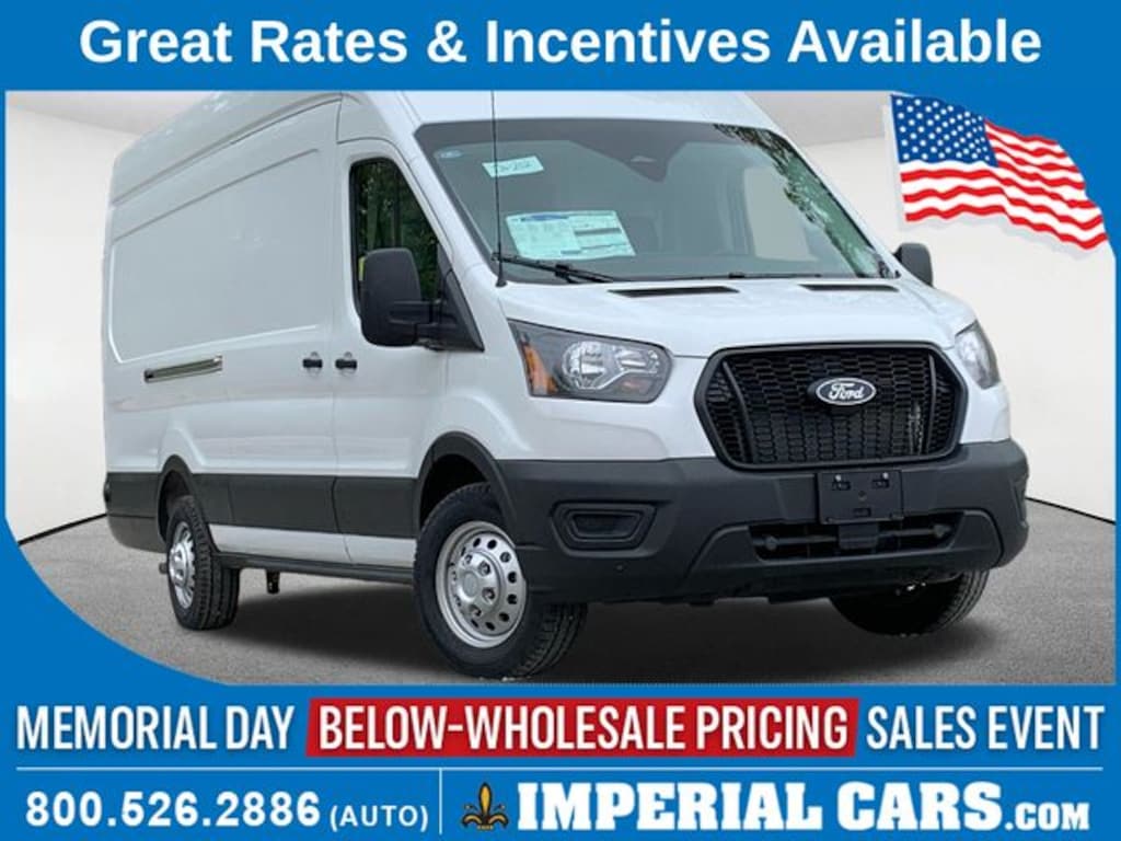 New 2026 Ford Transit-350 Cargo Base Van High Roof Ext. Van