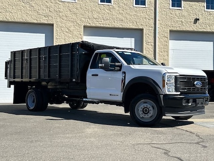 2025 Ford F-450 Chassis XL With Heavy Duty 12ft Landscape Dump Body Truck Regular Cab