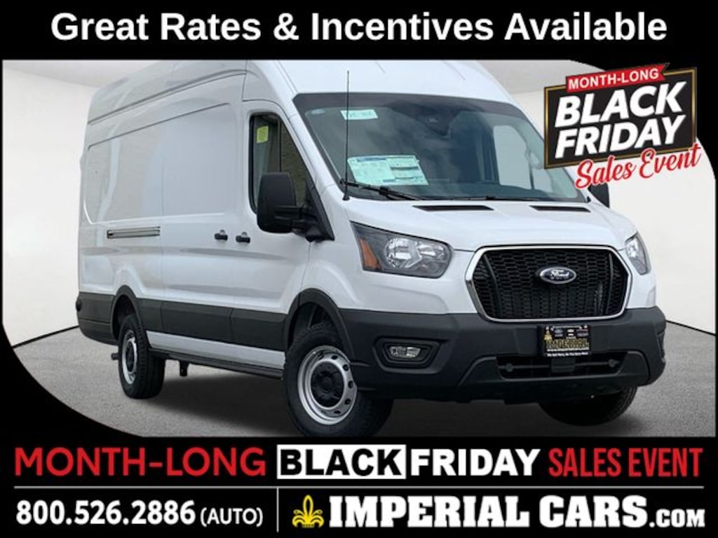 New 2025 Ford Transit-250 Cargo Base Van High Roof Ext. Van