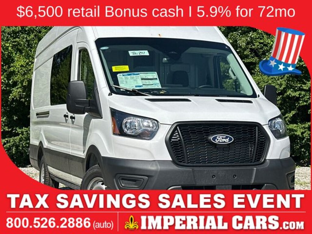 New 2026 Ford Transit-350 Cargo Base Van High Roof Ext. Van