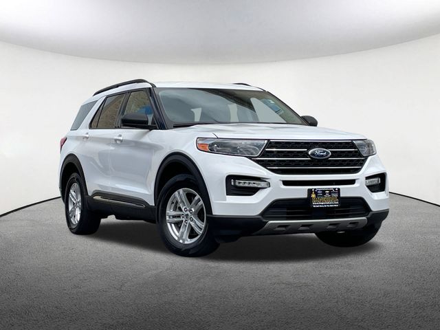 Used 2021 Ford Explorer XLT with VIN 1FMSK8DH6MGB65593 for sale in Mendon, MA