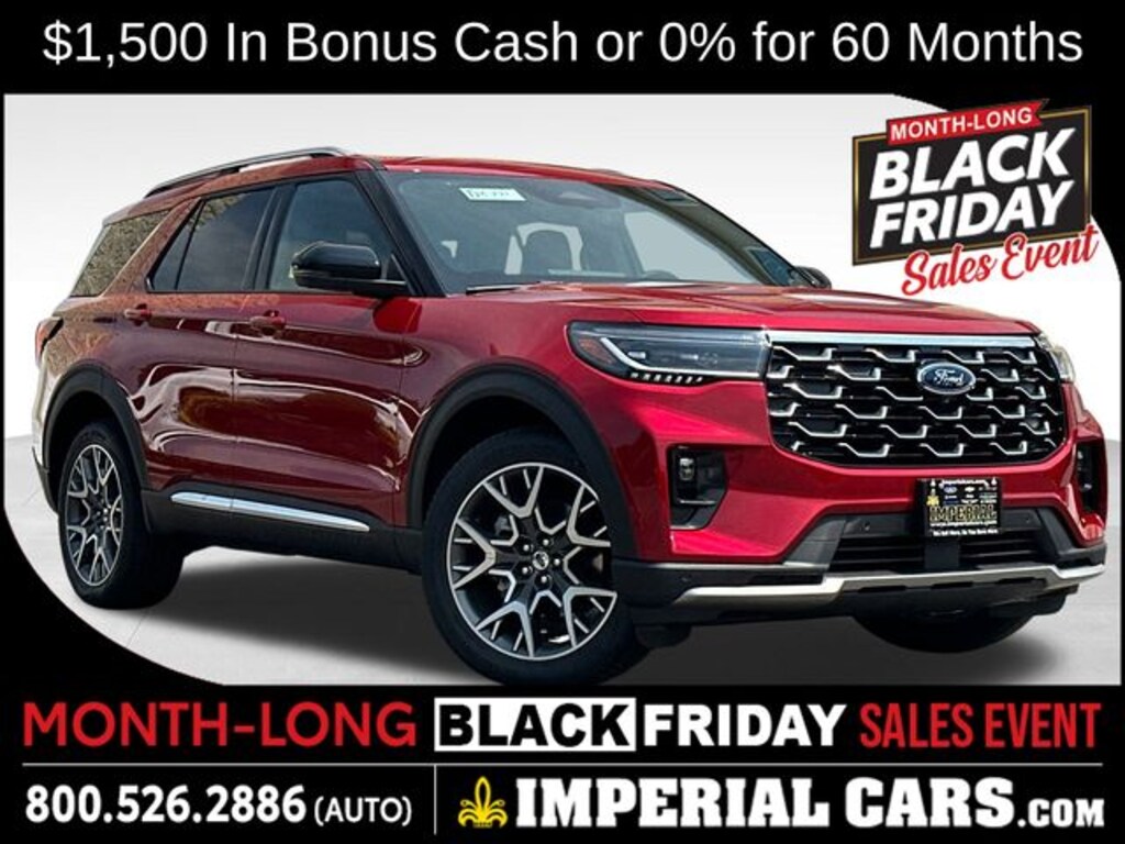 New 2025 Ford Explorer Platinum SUV