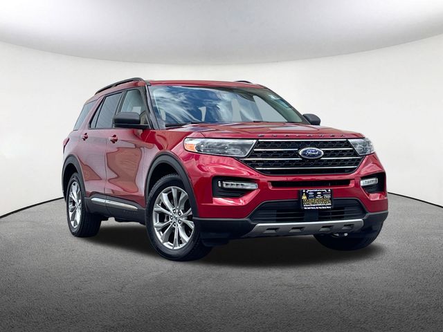 Certified 2021 Ford Explorer XLT with VIN 1FMSK8DH7MGA35824 for sale in Mendon, MA