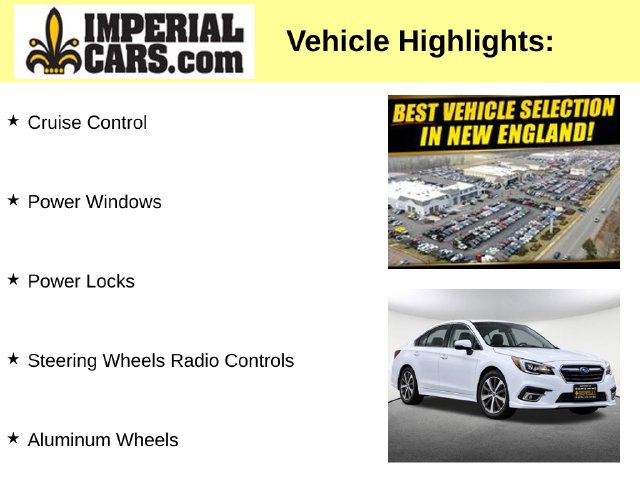 Used 2019 Subaru Legacy 2.5i Limited Sedan