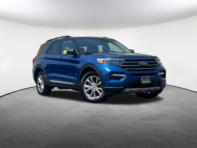 Used 2021 Ford Explorer XLT with VIN 1FMSK8DH6MGA54526 for sale in Mendon, MA