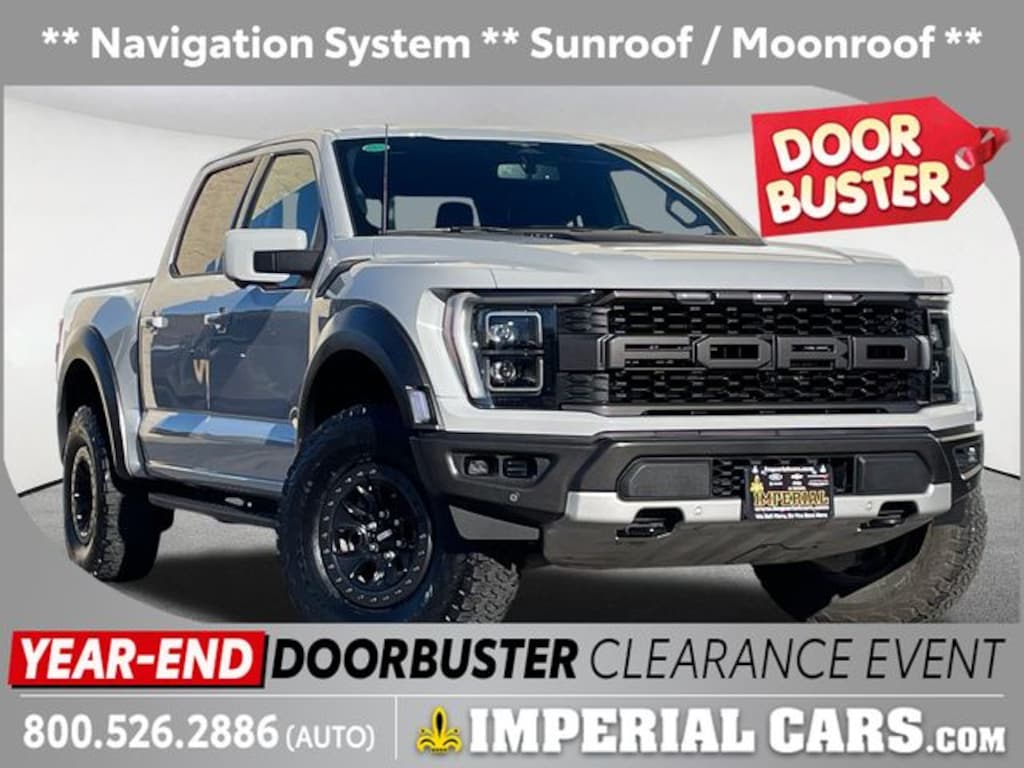 Certified 2023 Ford F-150 Raptor Truck SuperCrew Cab