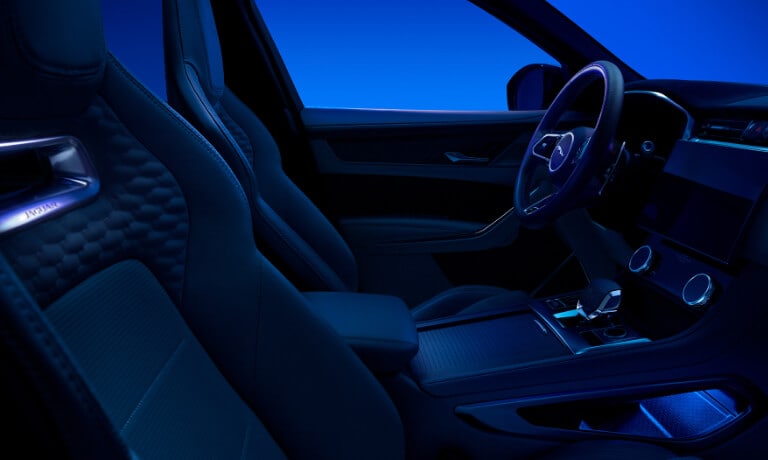 2025 Jaguar F-PACE interior front seats