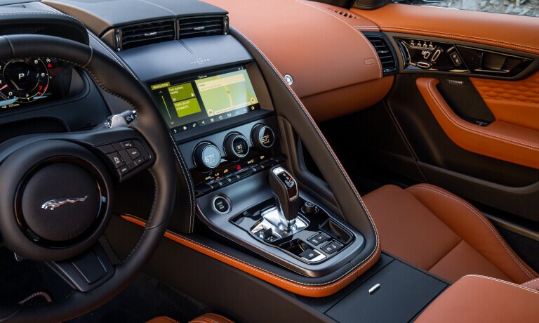 2022 Jaguar F-TYPE interior front seating