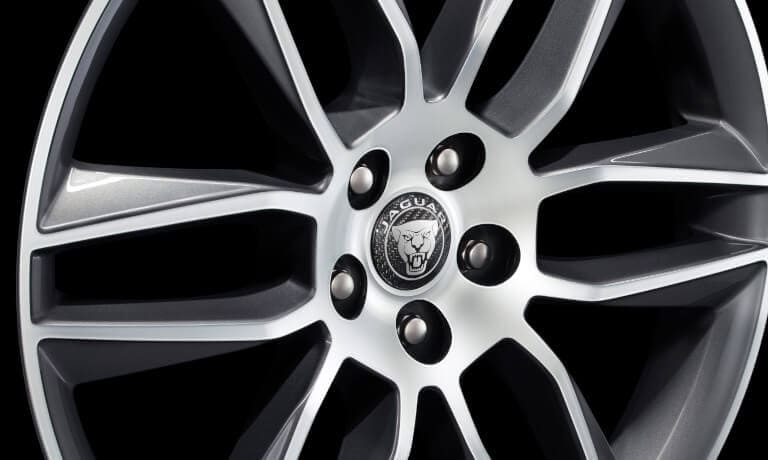 Jaguar wheel close up